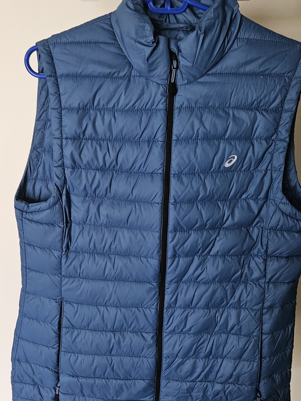 Asics Blue Quilted Lightweight Women's Puffer Vest